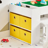 SoBuy Tavolo con 2 sgabelli per bambini 87x50x50cm KMB75-W