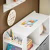 SoBuy Libreria scaffale per bambini 100x35x80cm KMB85-W