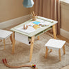 SoBuy Tavolo con 2 sgabelli per bambini 80x48x50cm KMB92-GR