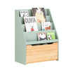 SoBuy KMB95-GR Libreria montessoriana per bambini Scaffale portagiochi con contenitore Portariviste Verde 62x30x80cm