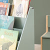 SoBuy KMB95-GR Libreria montessoriana per bambini Scaffale portagiochi con contenitore Portariviste Verde 62x30x80cm