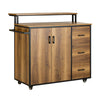 SoBuy Credenza in legno con ruote 113x69x106cm KNL02-PF