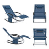 Sobuy Garden Deckchair люлее се фотьойл с глава за глава и OGS28-NB Tascine