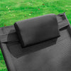 Sobuy Garden Deckchair Rocking Maschair с облегалка и черна Tascine OGS28-Sch