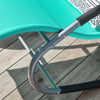 Sobuy Garden Deckchair люлее се фотьойл с подглавие и OGS28-TB Tascine
