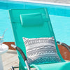 Sobuy Garden Deckchair люлее се фотьойл с подглавие и OGS28-TB Tascine