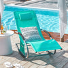 Sobuy Garden Deckchair люлее се фотьойл с подглавие и OGS28-TB Tascine