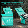 Sobuy Garden Deckchair люлее се фотьойл с подглавие и OGS28-TB Tascine