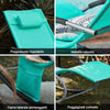 Sobuy Garden Deckchair люлее се фотьойл с подглавие и OGS28-TB Tascine