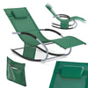 Sobuy Garden Deckchair люлее се фотьойл с подглавие и OGS28-WD Tascine