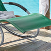 Sobuy Garden Deckchair люлее се фотьойл с подглавие и OGS28-WD Tascine