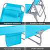 Sobuy сгъваемо легло сгъваемо синьо OGS35-B