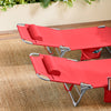 Sobuy 2 x сгъваемо легло сгъваемо палуба Red OGS35-RX2