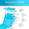 Sobuy сгъваема възглавница възглавница и регулируем покрив 4 ъгли за повторно обединяване със син организатор, OGS48-B