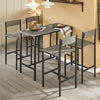 SoBuy Tavolo con 4 sedie 100x45x87cm OGT14-N