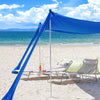SoBuy Tenda da spiaggia 400x400x200cm OZT02-DB