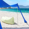 SoBuy Tenda da spiaggia 400x400x200cm OZT02-DB