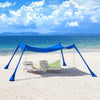 SoBuy Tenda da spiaggia 400x400x200cm OZT02-DB