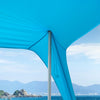 SoBuy Tenda da spiaggia 400x400x200cm OZT02-HB