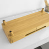 SoBuy Supporto monitor in bambù 56x23x12cm BBF06-N