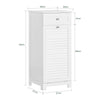 SoBuy Mobile portabiancheria 40x38x90cm BZR73-W