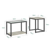 Sobuy Table Dova Doall Table Low Table 2 Pieces FBT35-Hg