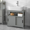 SoBuy Mobile sottolavabo con ante scorrevoli 60x30x61cm FRG128-SG
