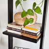 Sobuy Bookcase Shelf на стълбищна шкафче в мащаб Black FRG15-SHH