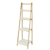 Sobuy рафт за книги на стълбищна книжарница дървена скала FRG162-N