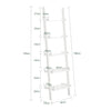 SoBuy Scaffale a scala 56x34x189cm FRG17-W