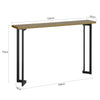 Sobuy Console Table Table Table Table Таблица за диван Sofaspazio, FSB50-PF