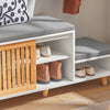 SoBuy Panca scarpiera 101x35x46cm FSR125-WN