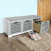 Sobuy Shoading Bench Shoesome Grey Brush Holder със седалка FSR23-HG