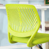 SoBuy Sedia girevoli per scrivania sedia cameretta verde altezza 46-58cm FST64-GR