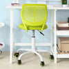 SoBuy Sedia girevoli per scrivania sedia cameretta verde altezza 46-58cm FST64-GR