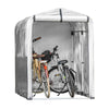 Sobuy Cycleting Curtain Waterproof UV Protection Garage завеса за велосипед многофункционална градинска завеса в сребърен цвят, 120x176x163 cm, kls11