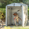 Sobuy Cycleting Curtain Waterproof UV Protection Garage завеса за велосипед многофункционална градинска завеса в сребърен цвят, 120x176x163 cm, kls11