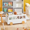 SoBuy Carrello portagiochi per bambini 68x43x33cm KMB41-W