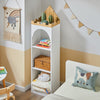 SoBuy Libreria scaffale per bambini 40x30x150cm KMB42-W