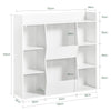 SoBuy KMB55-W Libreria Montessoriana per Bambini - Scaffale Portagiochi con 8 Scomparti Aperti - Libreria da Terra per Cameretta 106x30x104 cm Bianco