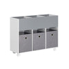 SoBuy Libreria con ruote per bambini 80x30x63cm KMB61-HG