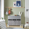 SoBuy Libreria con ruote per bambini 80x30x63cm KMB61-HG