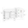 SoBuy Libreria scaffale per bambini 110x25x60cm KMB62-W