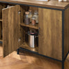 SoBuy KNL01-F Isola Cucina Industriale con Ruote - Credenza e Madia Multifunzionale Salvaspazio, 170x60x89cm