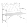 Sobuy Outdoor Bench Garden Bench Garden Bench за 2 души античен стил Iron OG45-W