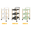 Sobuy Kitchen Trolley Trolley Trolley Trolley Cart Kitchen Trolley с колела, зелено, SVW06-Gr