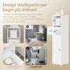 SoBuy Βάση ρολού εξοικονόμησης χώρου 23x20x100cm FRG177-W