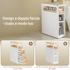 SoBuy Καρότσι εξοικονόμησης χώρου 65x23x82cm BZR54-II-WN