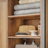 SoBuy BZR63-PF Bathroom Vanity Unit Space-saving Bathroom Cabinet with 2 Doors and Shelf, Floor-Mounting Under Sink Cabinet with Adjustable Feet 60x60x30 cm