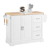 SoBuy Sideboard mit Gummiplatte 130x71x91cm FKW41-WN